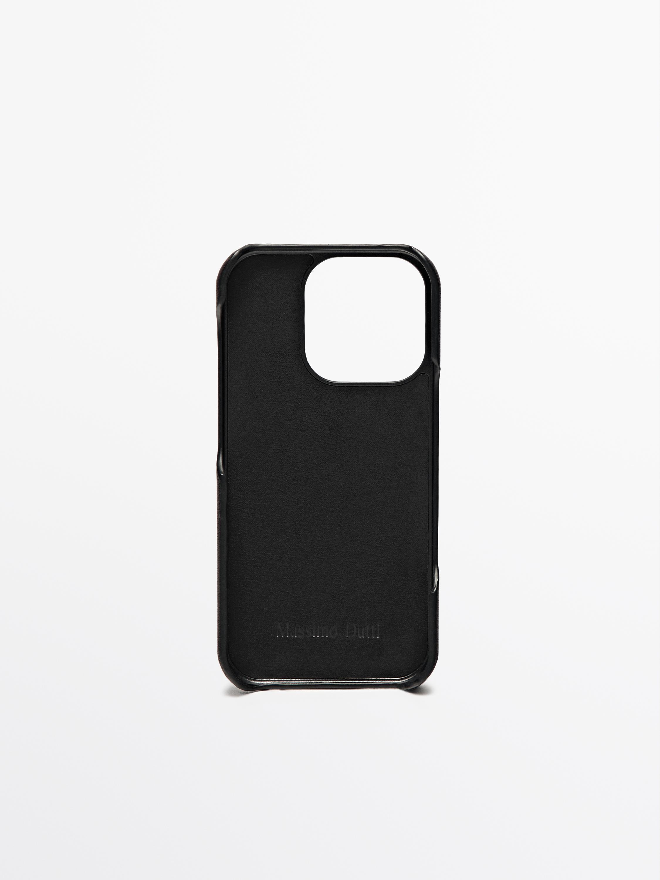Coque iPhone 16 Pro en cuir nappa